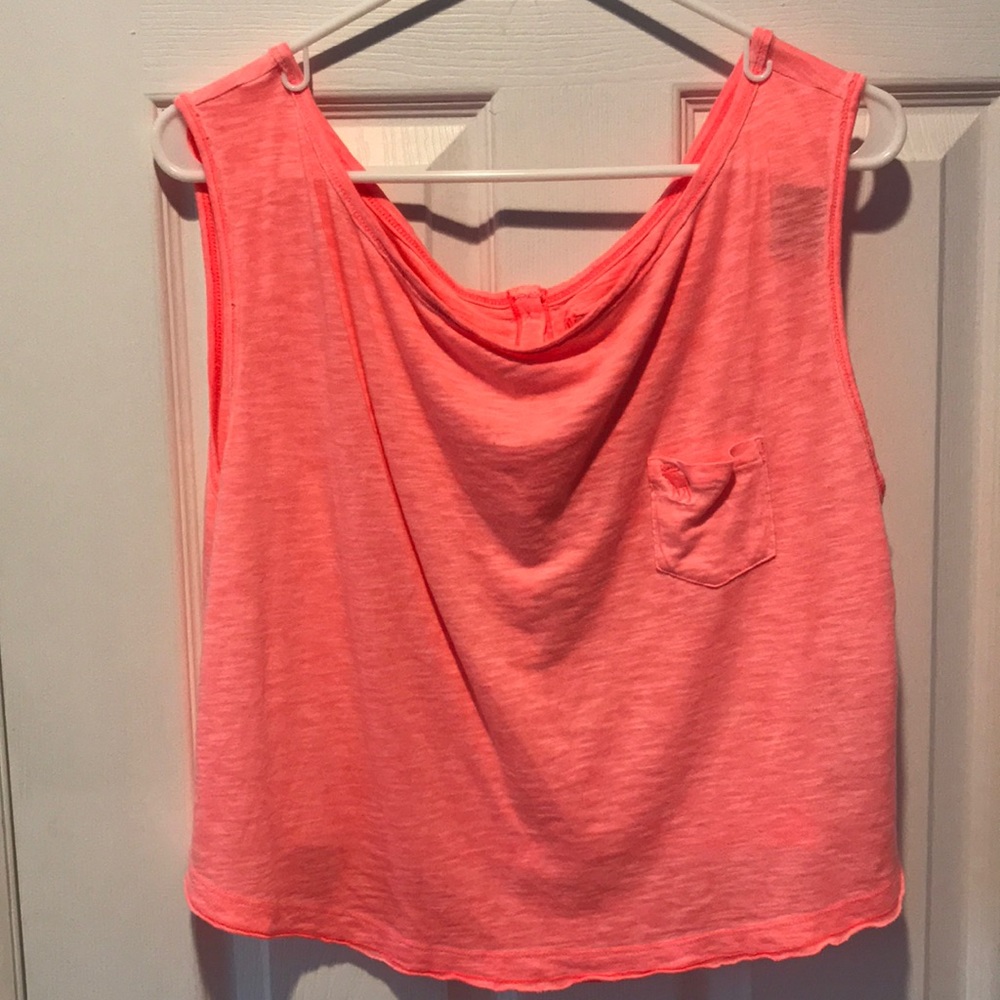 Abercrombie cropped shirt